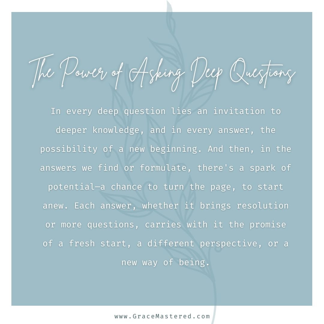 Searching Questions Deep Soul-Searching Questions: A Roadmap to Personal Growth - Grace ...