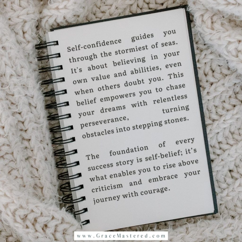 Self Confidence Unlocks Your Peak Performance Imagine the surge of energy and drive you feel when you're absolutely sure of your abilities. That's the magic of self-confidence in action! It's like a secret key that unlocks your highest potential, allowing you to embrace each task and goal with a heart full of courage and a mind set on success. This isn't just about doing well; it's about excelling in your professional life, personal projects, and even your hobbies, all because you believe deeply in your own capabilities. It Creates A Wellspring of Motivation We've all faced those tough times when finding even a spark of motivation feels like searching for a needle in a haystack. That's where your inner confidence comes in, like a trusted friend, ready to lend a hand. It's the fuel that keeps your engine running, the drive that propels you to face challenges head-on, and the inner voice that whispers, You've got this! every morning. With confidence as your companion, every day can be an adventure filled with purpose and passion.