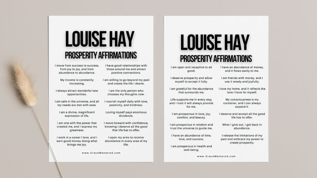 louise hay affirmations pdf